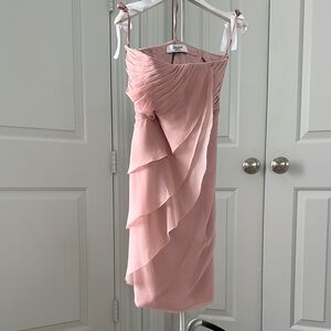 Blugirl Bluemarine Elegant Pink Draped Dress